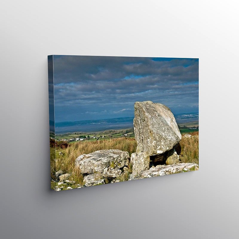 Arthur's Stone Cefn Bryn Ridge Gower Peninsula, Canvas Print