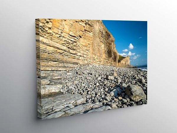 The Glamorgan Heritage Coast at Cwm Nash in South Wales on Canvas