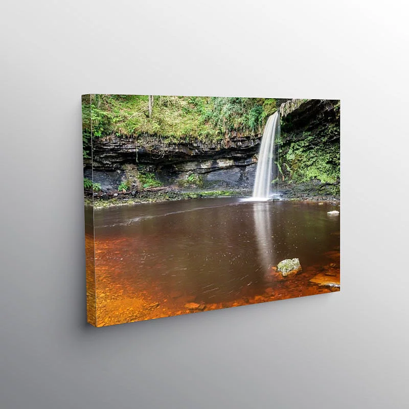 Scwd Gwladys Waterfall Vale of Neath on Canvas