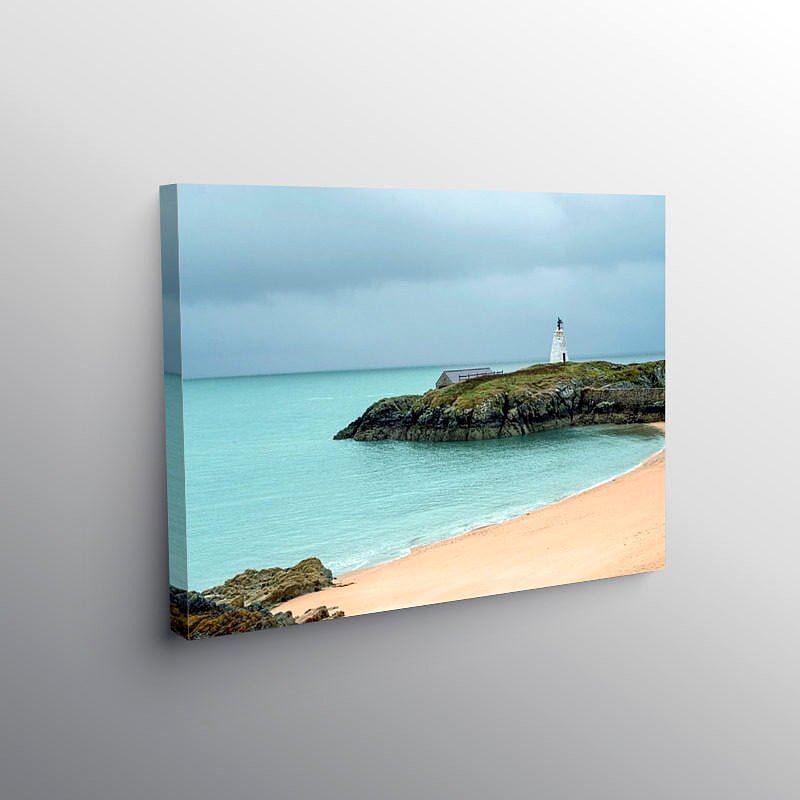Beach on Llanddwyn Island Anglesey, Canvas Print