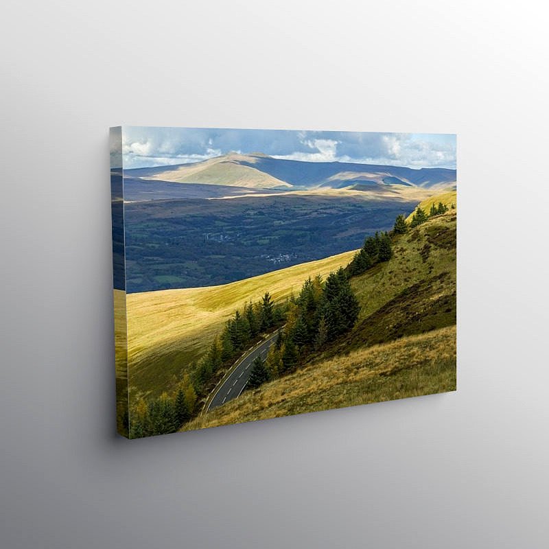 From the Rhigos to the Beacons, Canvas Print