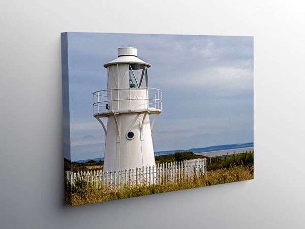East Usk Lighthouse Newport Wetlands Centre, Canvas Print