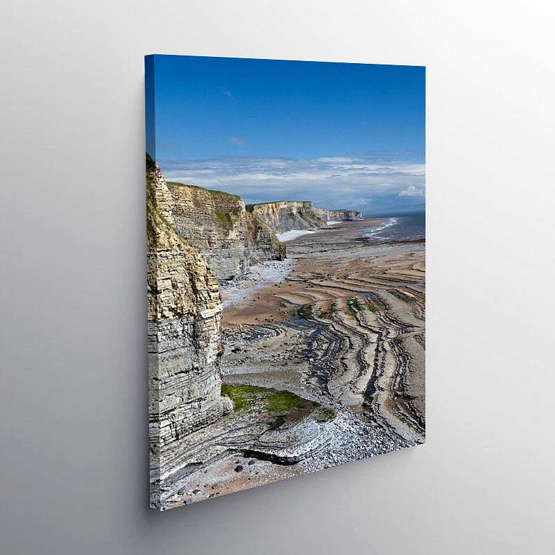 The Glamorgan Heritage Coast from Southerndown, Canvas Print