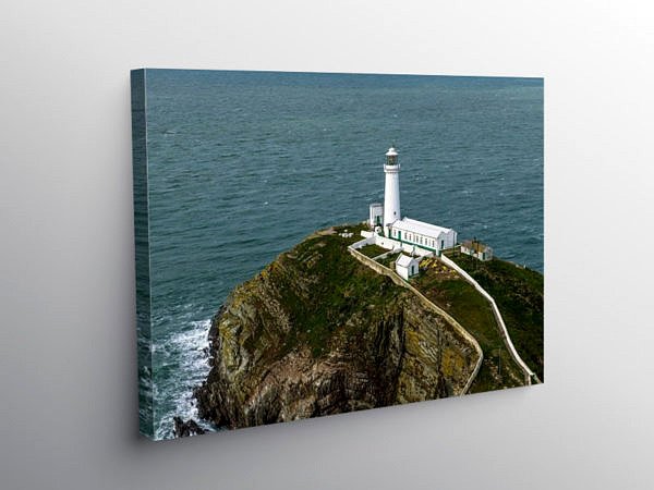 South Stack Lighthouse Anglesey, Canvas Print