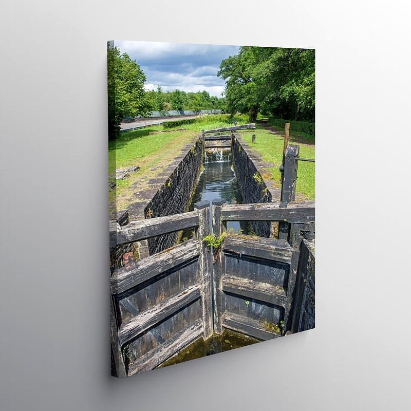 Vale of Neath Canal near Resolven, Canvas Print