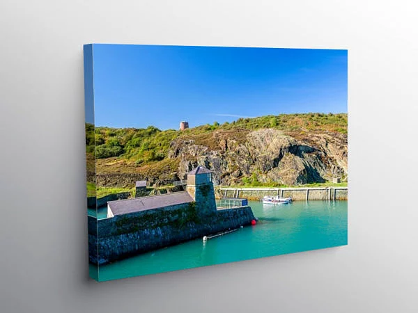 Entrance to Amlwch Old Harbour Anglesey, Canvas Print