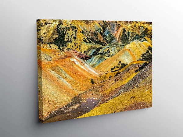 Parys Mountain Copper Mining Anglesey, Canvas Print