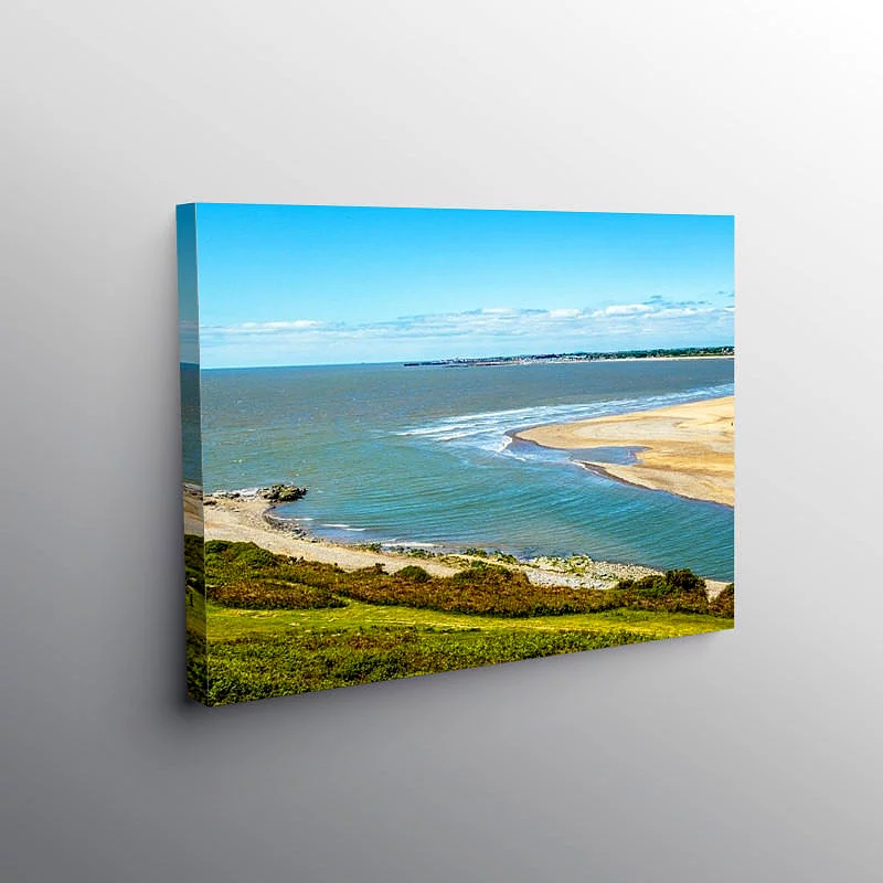 River Ogmore Estuary Ogmore by Sea, Canvas Print