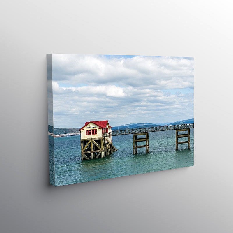 The Old Mumbles Lifeboat Station, Canvas Print