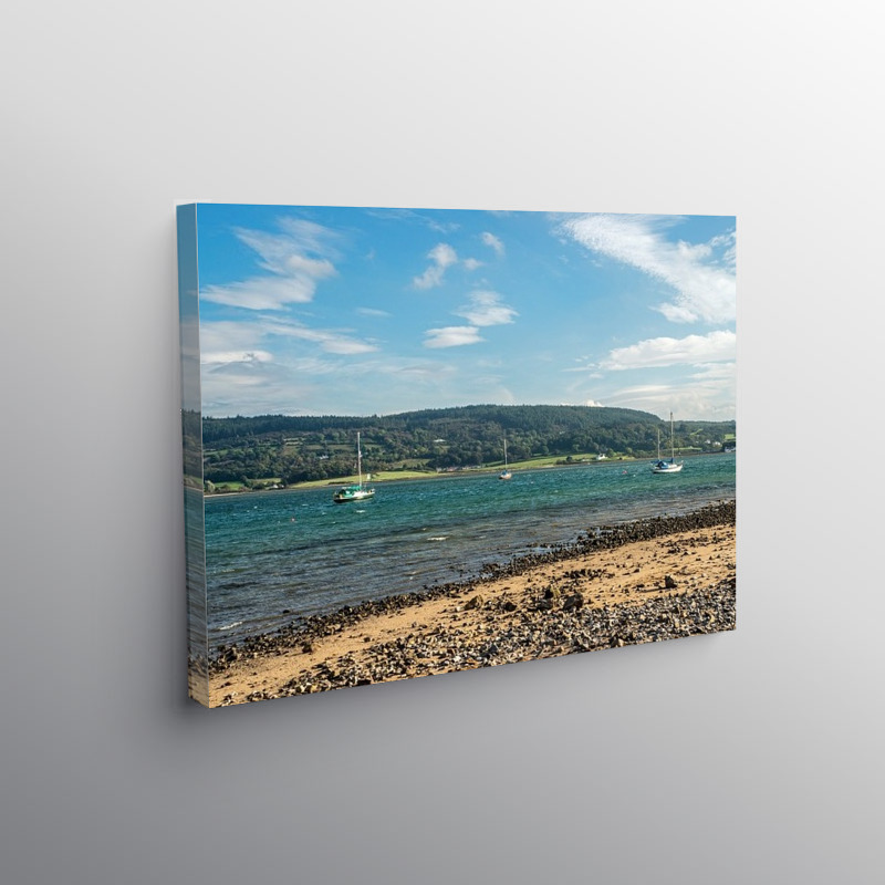 Red Wharf Bay Traeth Coch on the Anglesey Coast, Canvas Print