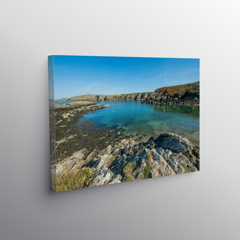 Porth Eilian on the North West corner of Anglesey, Canvas Print