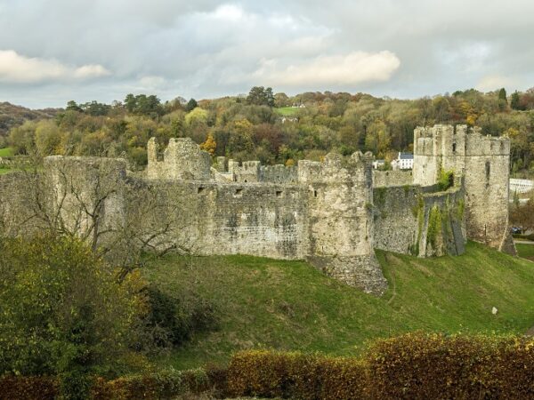 Chepstow Castle Bordering England and Wales