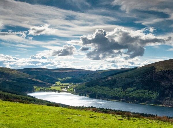 Talybont Reservoir and a Dragon Wales